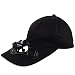 Produktbild TAOtTAO Camping Wandern Schirmmütze mit solarbetriebenen Fan Baseball Hat Lüfter Cap (B)
