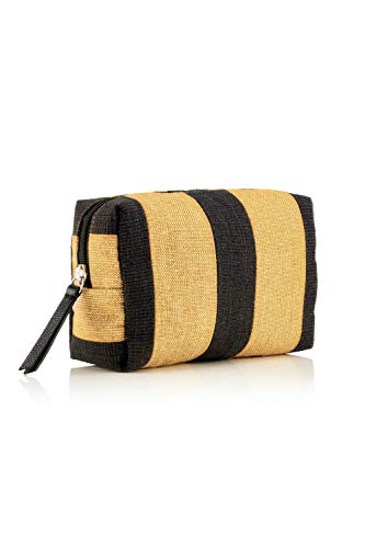 The Handbag Edit - Make-up Bag, Organizadores de bolso Mujer, Multicolor (Striped), 7x19x13 cm (W x H L)