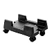 Produktbild Godyluck Mobile Desktop-Computer Bodenständer Rollen Räder Einstellbare Breite PC Tower Holder (Schwarz)