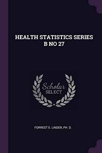 Preisvergleich Produktbild Health Statistics Series B No 27