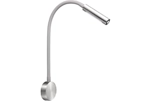 acegoo Lampa do czytania 12V, lampka nocna LED do czytania elastyczna gęsia szyja 4000K oświetlenie wewnętrzne łóżka z przyciskiem ściemniaczem i ładowarka USB do łodzi kampera ciężarówki kampera