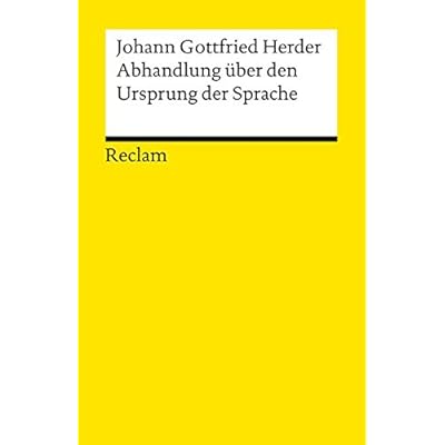 [PDF] Download Abhandlung über den Ursprung der Sprache (Reclams Universal-Bibliothek) Kostenlos