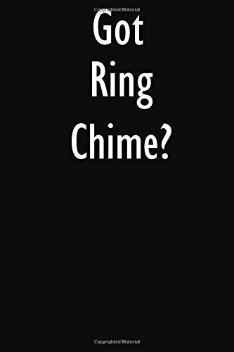 Preisvergleich Produktbild Got Ring Chime: Ring Chime Diary Journal