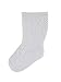 5 Pairs of Baby Girls White Cotton Pelerine 3/4 Length Socks (0-2.5) S455 Heart Pattern
