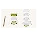GWELL Baby Food Grinding Masher Bowl 6-in-1 Food Processor Set White