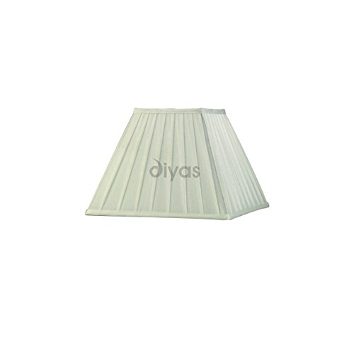 Leela Quadratisch Plissee Schatten Elfenbein 300 mm