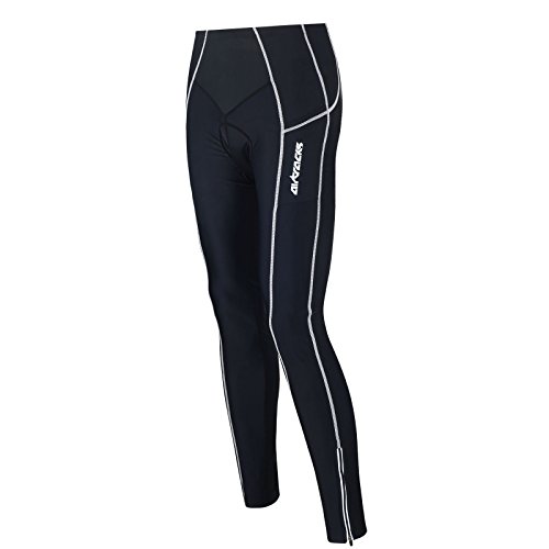 AIRTRACKS FAHRRADHOSE LANG PRO / RADHOSE / RADLERHOSE / 3D COOLMAX SITZPOLSTER / ATMUNGSAKTIV / REFLEKTOREN