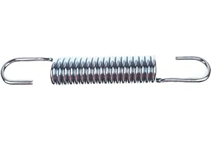 STREETPARTS24 Hauptständer Feder 126mm passend für Peugeot Citystar, Django, Kisbee, Jetforce, Ludix, Speedfight 3 & 4, Vivacity 50 – Ständerfeder Zugfeder