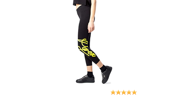 Pyrex Leggings Donna jersey stretch stampa corsivo 40822 m nero : MainApps:  Amazon.it: Abbigliamento