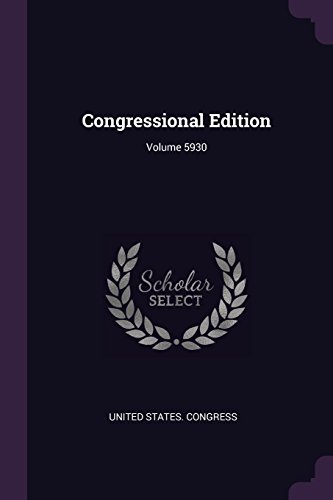 Preisvergleich Produktbild Congressional Edition; Volume 5930