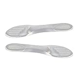 Wischen Sie die Schuhe innen sauber und entfernen Sie die Plastikunterlagen von den Einlegesohlen.