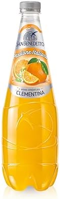 San Benedetto, Passione Italiana, Bibita Analcolica Gassata alla Clementina, 750 ml, Senza Calorie, Rinfrescante e Leggera, Perfetta per Ogni Occasione