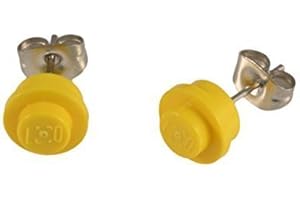 VAULT 101 LIMITED LEGO® 1x1 Round Ear Stud - Yellow