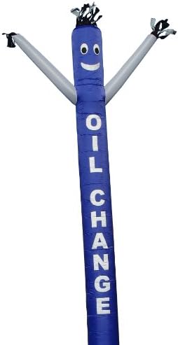 LookOurWay"OIL CHANGE Air Dancers Inflatable Tube Man Attachment, 20-Feet (No Blower)