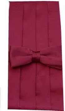 Cummerbund &amp; Bow Set - Maroon