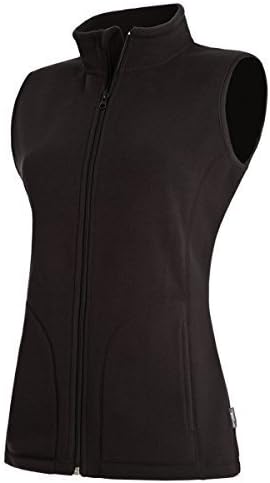 Active By Stedman Womens Fleece Vest Black Opal XL