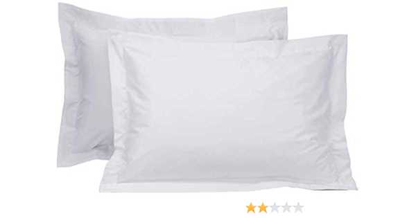 plain white pillow case