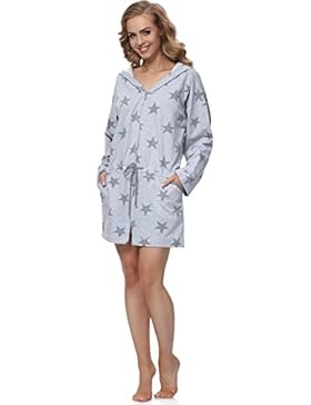 L&L Damen Morgenmantel Starlet Short