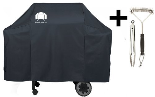 Premium Abdeckhaube Für Weber Spirit 200 / 300 und Genesis Silber A / B - Texas Grill Covers 7573 - Gasgrills schutzhülle Inklusive Bürste Und Zange