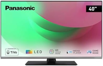 Panasonic TB-40S45AEZC, Serie S45 40 pollici Smart TV LED Full HD, TiVo, Controllo Vocale Google e Alexa, Game Mode, Media Player, HDR, HDMI, WLAN