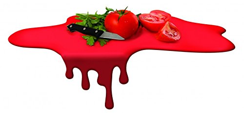 Schneidebrett Blutstropfen Küchen Gadget rot 37x27cm - 2