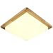 Produktbild Lang Guang Deckenleuchte, chinesische Deckenleuchte aus massivem Holz Led quadratische Wohnzimmerlampe Moderne minimalistische japanische Tatami-Schlafzimmerlampe aus Holz ultradünn
