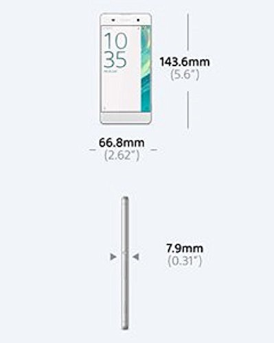 Sony Xperia XA Smartphone (5 Zoll (12,7 cm) Touch-Display, 16GB interner Speicher, Android 6.0) weiÃŸ