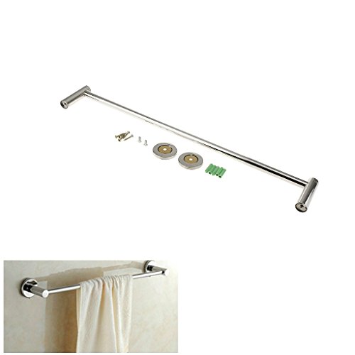 Gazechimp 60cm Edelstahl Handtuchhalter Wand Handtuchstange Handtuch Halter - 6