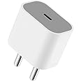 Original 20W Fast Adapter Charger Compatible with iPhone 16/16 Plus/16 Pro/16 Pro Max, 15/14/13/12/11 Series with PD 3.0 USB-C Fast Charging Adaptor BIS Certified