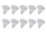 Zero Mercurio; juego de 10 bombillas LED Spotlight GU10 dya Ø 50 X 57, 9 W 900 lúmenes