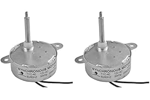 CHANCS TYC-40 Petit moteur synchrone 12V 5tr/min AC Arbre 35mm pour décoration de chirtmas