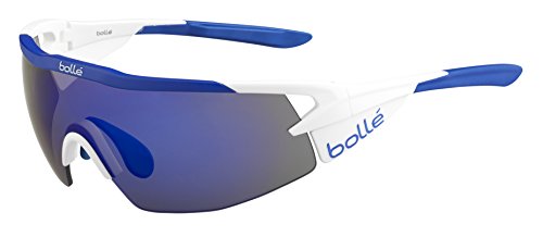 Bollé Aeromax Gafas de sol, blanco/azul, M