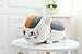 Produktbild Cengbao großen plüschtiere Natsume Freunde konto Cat Doll Q Ausdruck Kissen sieben, weiße Farbe die Augen offen, 45 cm