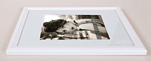 Ideal Trend Holz Bilderrahmen in 10×15 cm bis 40×60 cm 6 Farben Foto Rahmen: Farbe: Weiß | Format: 13×18 - 2