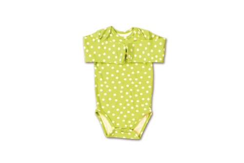 Baby Boum Unisex Baby Long Sleeve Body Lime Green 6 - 12 Months