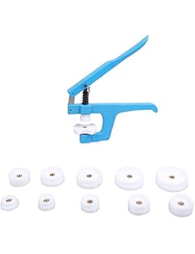 KYD Uhrenschließer Einpresswerkzeug Uhren Gehäuseschließer Uhrenwerkzeug mit 12 Druckplatten Kunststoffeinsätze