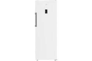 Beko B3RFNE294W - Congelatore Verticale, 260 litri, No Frost, Congelamento 15 kg/24h, Classe energetica E