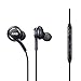 Price comparison product image Official Samsung Galaxy S8 / S8+ Handsfree Headphones/Earphones - Tuned by AKG/Harman Kardon - Black (EO-IG955BSEGWW) - Bulk Packed, Frustration Free Packaging