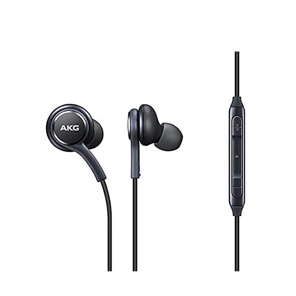 Samsung Official Galaxy S8 / S8+ Handsfree Headphones/Earphones - Tuned by AKG/Harman Kardon - Black (EO-IG955BSEGWW…
