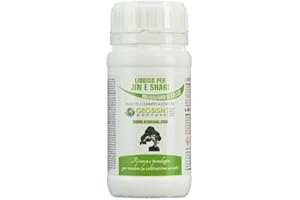 GEOSISM & NATURE Liquido per Jin e Shari Geosism (polisolfuro di calcio) certificato per bonsai (250 ml)