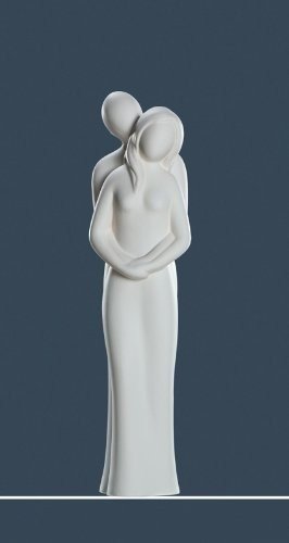 Gilde Skulptur Creme Halt Dich Fest ca 36 cm Hoch Nr 30111
