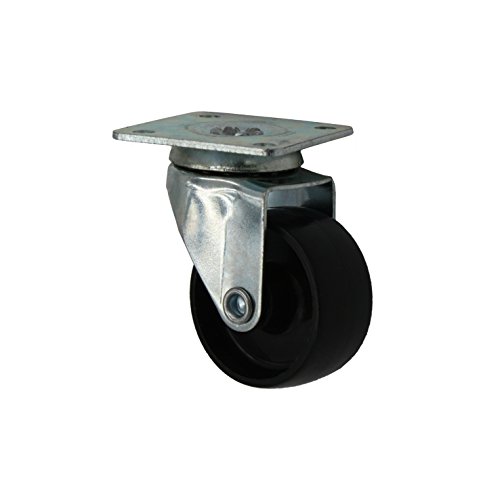 12 Stück 40 mm Möbelrollen Lenkrollen Transportrollen Laufrolle Kunststoffrad - 2