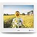 Produktbild Arzopa 8 Zoll Hohe Auflösung Digitaler Bilderrahmen 1024x768 (4: 3) Unterstützung MP3 MP4 Video Player Elektronische Uhr und Kalender Funktion mit Fernbedienung (weiß)