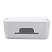 Produktbild Jeffergarden Große Kapazität Home Wire Kabel Management Box Fall Buchse Ladegerät Halter Speicherorganisator Grau für Home Office