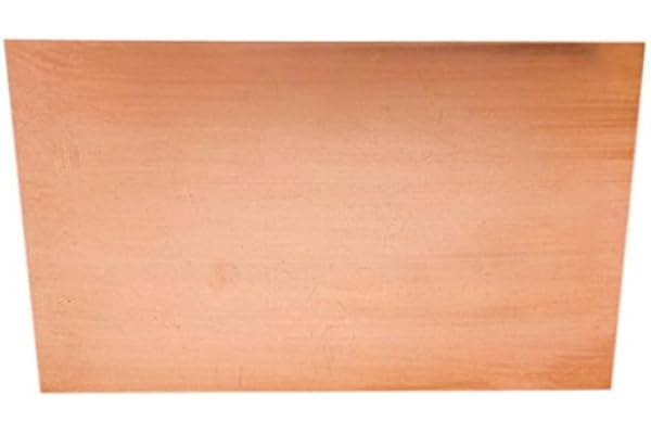 Anode de cuivre/électrode/tôle (15 x 10 cm) pour galvanoplastie