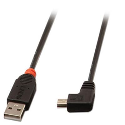 Lindy Câble USB 2.0 type A / mini-B coudé, 0,5m
