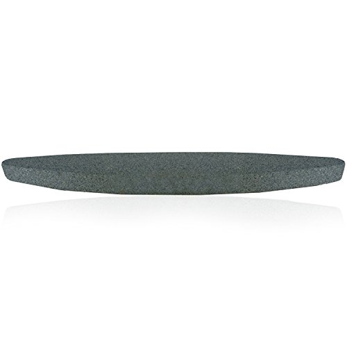 2 Stück HSM Schleifstein Abziehstein oval 230 mm für Schleifscheiben Sensen Wetzstein Schärfstein Schleifblock Dengelstein - 2