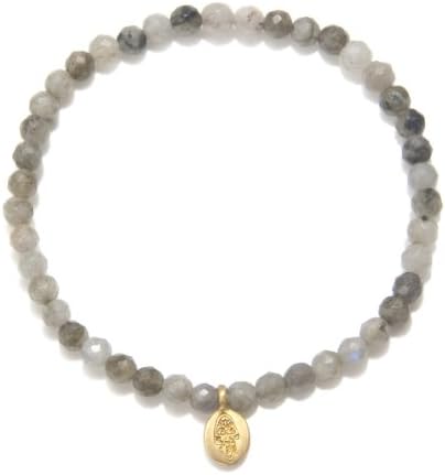 Satya Labradorite Hamsa Aspirations Bracelet