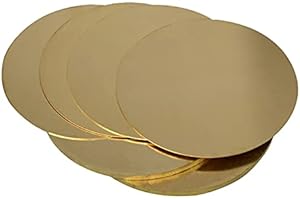 NICOLIE Messingscheibe Rundplatte Blattdurchmesser 50Mm 100Mm 150Mm 200Mm Kupferlegierungsblechplatte - 3.0 x 100mm (1Pcs)