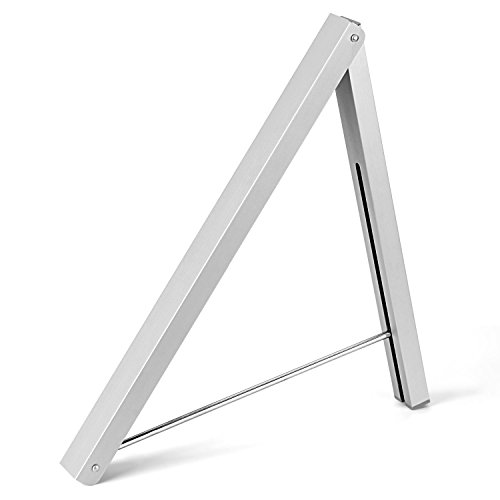 Amzdeal Kleiderhaken Klappbarer Kleiderhaken Wandhaken, Silber - 3
